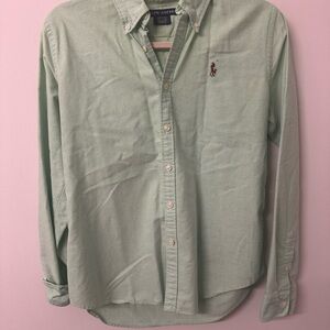 Ralph Lauren Women’s Mint Button-Down Shirt